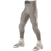 Alleson Athletic Youth Intergrated Football Pants - Silver, M
