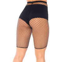 Industrial Net biker shorts.
