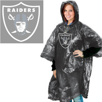 Las Vegas Raiders Rain Poncho