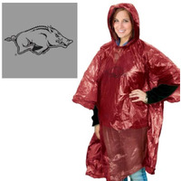 Arkansas Razorbacks Rain Poncho