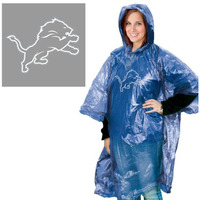Detroit Lions Rain Poncho