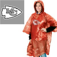 Kansas City Chiefs Rain Poncho