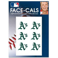 Oakland Athletics Tattoo Face Cals Special Order