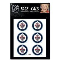 Winnipeg Jets Tattoo Face Cals Special Order