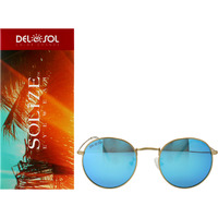 Solize Vitamin Sea - Gold-Blue by DelSol for Unisex - 1 Pc Sunglasses