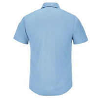 Red Kap Short Sleeve Pro Airflow Work Shirt - Long Sizes - Light Blue, LT