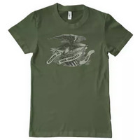 An American Force Men's T-Shirt Olive Drab - Small