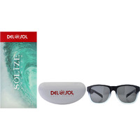 Solize Sweet Summer Time - Black and Light Blue to Blue by DelSol for Unisex - 1 Pc Sunglasses