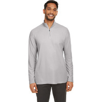 Mens Fusion chromaSoftPique Quarter-Zip - BLAcK - S(D0102H7ZV1T)