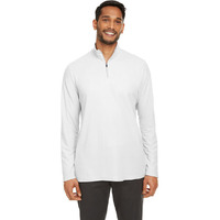 Mens Fusion chromaSoftPique Quarter-Zip - BLAcK - S(D0102H7ZVg6)