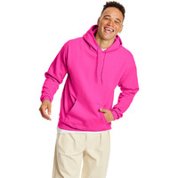 Unisex Ecosmart 5050 Pullover Hooded Sweatshirt - WHITE - S(D0102H7D7LP)