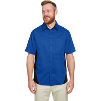 Mens Tall Flash IL colorblock Short Sleeve Shirt - BLAcK TM ORANgE - 2XT(D0102H7ZJD6)