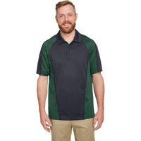 Mens Advantage Snag Protection Plus IL colorblock Polo - BLK RED D cHRc - S(D0102H7Z83J)
