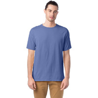 Mens garment-Dyed T-Shirt - BLAcK - S(D0102H7DASX)