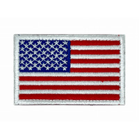 Tactical USA Flag Patch with Detachable Backing