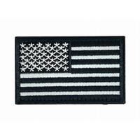 Tactical USA Flag Patch with Detachable Backing