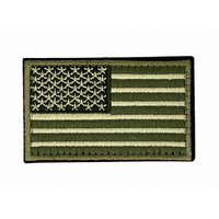Tactical USA Flag Patch with Detachable Backing