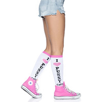 Pussycat knee highs.