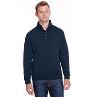 Adult Quilted Snap Pullover - BLAcK - S(D0102H76SRP)
