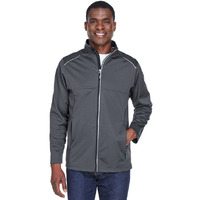 Mens Tall Techno Lite Three-Layer Knit Tech-Shell - cARBON - LT(D0102H7ZK38)