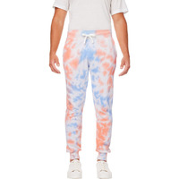 J America 8884JA Adult Tie Dye Fleece Jogger