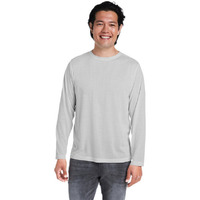 Adult Fusion chromaSoftPerformance Long-Sleeve T-Shirt - cARBON - 5XL(D0102H7Z40T)
