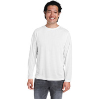Adult Fusion chromaSoftPerformance Long-Sleeve T-Shirt - cARBON - 5XL(D0102H7Z45T)
