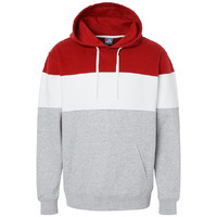 J America 8644JA Mens Varsity Pullover Hooded Sweatshirt