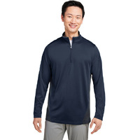Mens Flash Snag Protection Plus IL colorblock Quarter-Zip - BLAcK SUNRY YLW - S(D0102H78IH2)