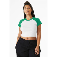 Bella + Canvas 1201 Ladies Micro Ribbed Raglan Baby Tee