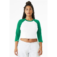 Bella + Canvas 1200 Ladies Micro Ribbed 3/4 Raglan Baby Tee