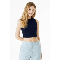 Bella + Canvas 1013BE Ladies Micro Rib Muscle Crop Tank