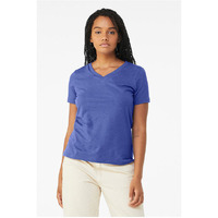 Bella + Canvas 6405CVC Ladies Relaxed Heather CVC Jersey V-Neck T-Shirt