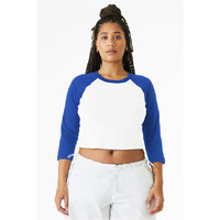 Bella + Canvas 1200 Ladies Micro Ribbed 3/4 Raglan Baby Tee