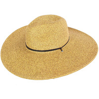 Shimmer Straw Wide Brim Resort Hat