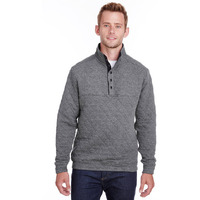 Adult Quilted Snap Pullover - BLAcK - S(D0102H76SE6)