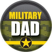 Military Dad Button