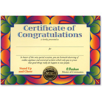 Certificate Of Congratulations