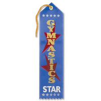Gymnastics Star Award Ribbon
