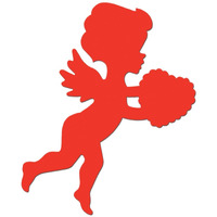 Printed Cupid Cutout