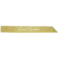 Sweet Sixteen Glittered Sash