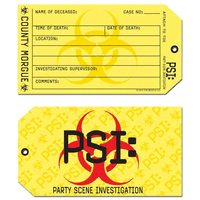 PSI Toe Tag Invitations