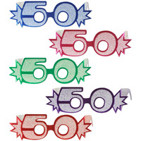 50  Glittered Foil Eyeglasses