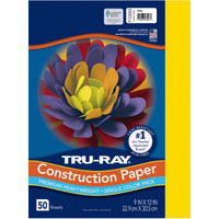 TRU RAY 9 X 12 YELLOW 50 SHT