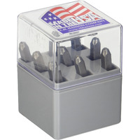 STAMP SET 9PC HANSON1/8" (Pack of 1)