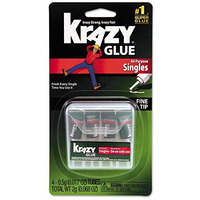 Krazy Glue All Purpose Bonding Adhesive, Fine Tip, Singles, 0.5g