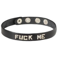 Wordband Collar Fuck Me - Black(D0102H7HDIV.)