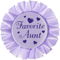 Favorite Aunt Satin Button