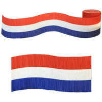 FR Patriotic Crepe Streamer