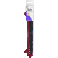 METAL 3 HOLE PAPER PUNCH ASST COLOR
